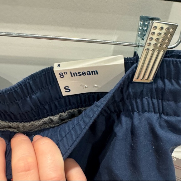 NWT Old Navy Blue Swim Shorts with drawstring mens small - Picture 4 of 4